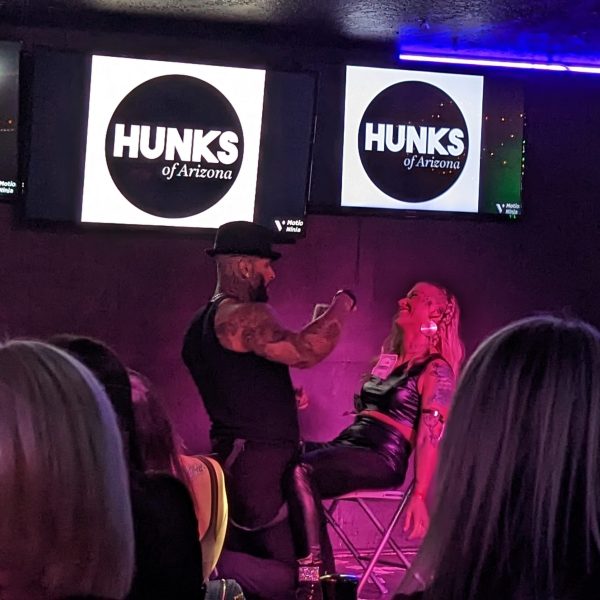 a group of people on a stage