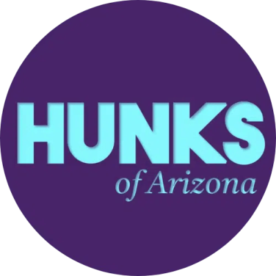 Hunks of Arizona Purple Logo