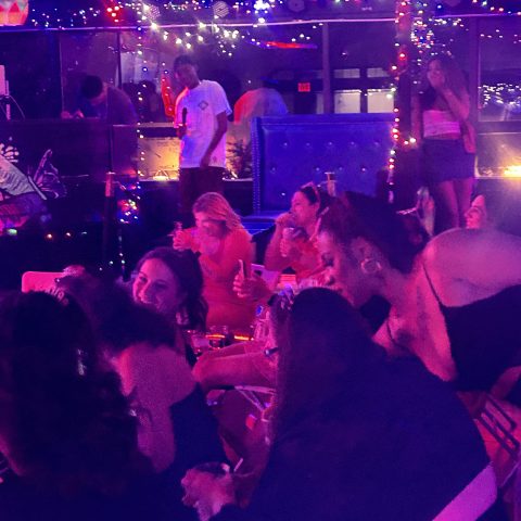 a group of people on a stage